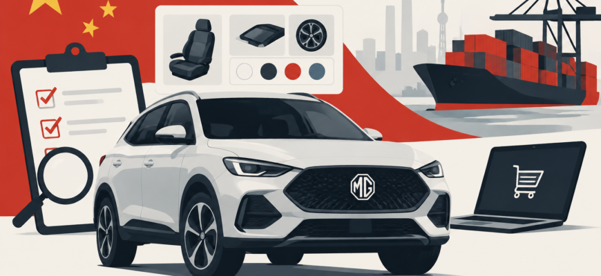 Как выбрать автомобиль MG из Китая: проверка, комплектация и покупка под заказ